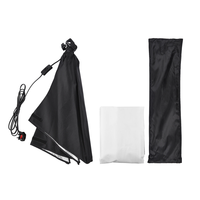 Équipement photographique Studio Photo Soft Box Kit Vidéo Support de lampe à quatre capuchons Éclairage avec 50x70cm Softbox Photo Box