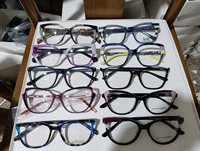 Déstockage : Montures optiques en acétate mixtes pour hommes et femmes, montures de lunettes pour verres correcteurs
