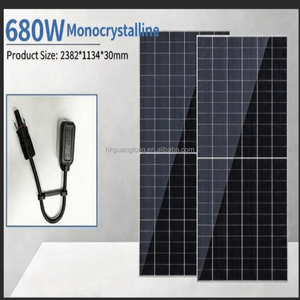 Panel Solar Fotovoltaico Tipo N para Montaje en Suelo, 680W, Módulo Solar Anti PID, Alto Factor de Relleno, Entrega Puntual - Product Image 2