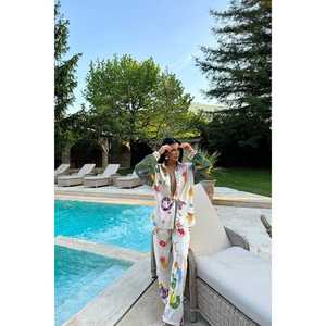 Conjunto de Dos Piezas para Mujer, Camisa Estampada y Pantalón por Encima de la Rodilla, Conjuntos Combinados en Tallas XS, XXS y XL, MOQ 2-3 Piezas - Product Image 5