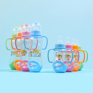 Bouteille d'alimentation en plastique de qualité alimentaire <span class=keywords><strong>9</strong></span> oz 260 ml Bouteilles d'alimentation pour bébé avec poignée - Product Image 6