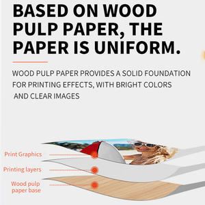 120g 50 tờ Tạp Chí menu Album ảnh tráng hai mặt cao bóng hình ảnh rõ ràng giấy tráng - Product Image 4