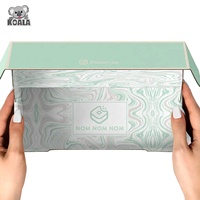 Boîtes d'emballage en papier de luxe écologiques à emporter de qualité alimentaire pliable Sushi beignet pâtisserie gâteau biscuit pain boulangerie