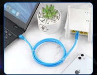 1m 2m 3m 5m 10m 20m RJ45 Utp Ftp Sftp Cat5E Cordon de raccordement PVC Cat5a Câble réseau pour ordinateur FTP SFTP UTP pour câble Cat5a