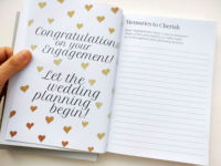 Carnet de planification de mariage personnalisé à couverture rigide et organisateur, journal de mariée pour femme, carnet de notes, livre d'or de mariage, journal quotidien