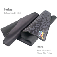 Tapis de souris XXL personnalisé en gros, grand tapis de souris antidérapant pour le jeu, pour le bureau