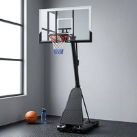 Soporte de Baloncesto Portátil y Ajustable de Alta Calidad con Tablero, Suministro de Fábrica, Mejor Precio, Profesional, para Exteriores