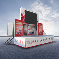 Camion de SINOSWAN ISUZU SR30 LED trois côtés LED comme LED énorme et levage pour le roadshow et la publicité avec le générateur