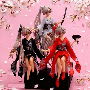 ฟิกเกอร์โยสึกะ โซระ คาซูกาโนะ ชุดกิโมโน วัสดุพีวีซี โมเดลตัวละครอนิเมะ ของเล่นสะสม ตุ๊กตาการ์ตูน ของตกแต่งเคสคอมพิวเตอร์และโต๊ะทำงาน - Product Image 2