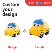 Peluche de taxi personnalisée, jouet en peluche jaune, poupée véhicule mignonne, cabine de taxi urbaine, cadeau de voyage doux pour enfants, OEM ODM