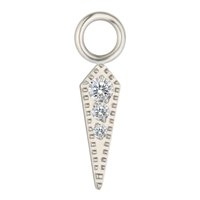 GZN – bijoux en titane, Piercing, pendentif, ensemble de 3 lunette, cerf-volant CZ avec joint torique, bijoux de charme à la mode