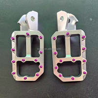 Prêt à être expédié : repose-pieds larges Sur-Ron Light Bee X LBX, pédales en aluminium 7075 usinées CNC pour Talaria E-Ride Pro