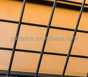 Soporte de exhibición de doble cara de servicio pesado para supermercado para frutas y verduras Estante de espacio de almacenamiento grande hecho de madera - Product Image 2