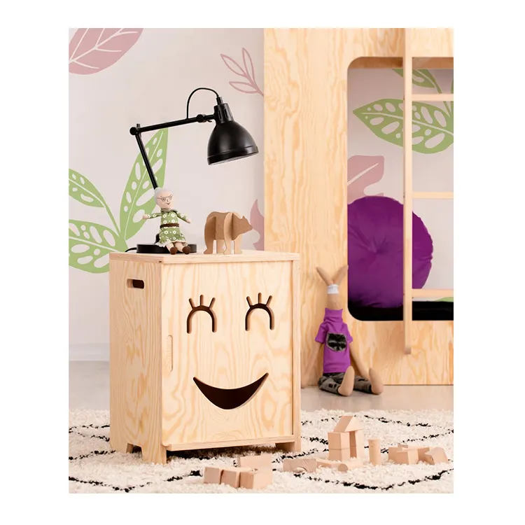Nachttisch für Kinder aus Holz Toy Storage Cabinet Kinder möbel