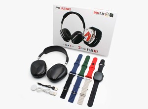 Đồng hồ thông minh siêu 2 với dây đeo <span class=keywords><strong>7</strong></span> Băng + sạc không dây + Tai nghe không dây Thời gian chờ <span class=keywords><strong>7</strong></span> ngày <span class=keywords><strong>7</strong></span> + 2 cho tất cả các ứng dụng hỗ trợ - Product Image 4