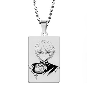 Anime HUNTER x HUNTER Collier Killua Kurapika <span class=keywords><strong>Hisoka</strong></span> Titanium Steel Pendant Halloween Fashion Man Woman <span class=keywords><strong>Cosplay</strong></span> Accessory Gifts - Product Image 3