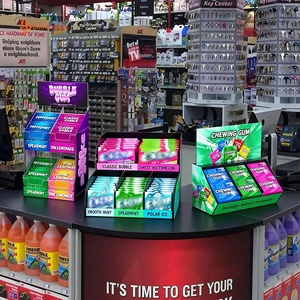 Espositore per Gomme da Masticare in Acrilico a 2 Livelli OEM, Portatile da Banco, Trasparente, per Negozi al Dettaglio - Product Image 5