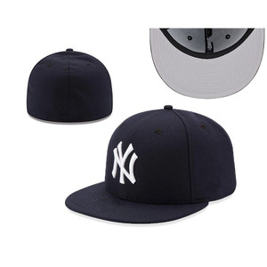 Cappellino da Baseball Stile Chicago Ricamato da Uomo in PVC con Visiera Piatta a 6 Pannelli, Chiuso e Aderente - Product Image 5