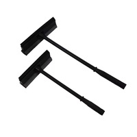 Brosse de nettoyage de pare-brise de voiture Brosse de nettoyage d'essuie-glace de vitre Outil ménager en plastique Raclette de vitre éponge et raclette en caoutchouc