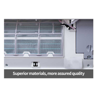 Unité de climatisation solaire mini-split 12000 Btu, hybride AC/DC, hors réseau/sur réseau, compresseur Hitachi R32, moteur et pompe, chauffage pour usage domestique
