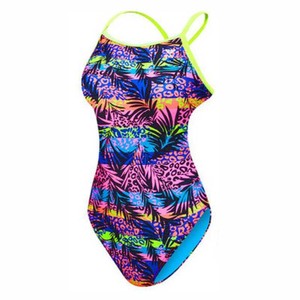 Bañador de entrenamiento para mujer, traje de baño de una pieza con logotipo personalizado, PBT, bajo pedido mínimo - Product Image 2