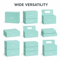 Boîte cadeau rigide en papier magnétique pliable personnalisée avec poignée, emballage laminé mat pour vin et aliments