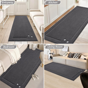 Tapis <span class=keywords><strong>de</strong></span> couloir absorbant 32x70 pouces à boucles tuftées, imprimé animal, anti-dérapant, lavable, pour patte <span class=keywords><strong>de</strong></span> chien boueuse - Product Image 6