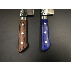 Juego de mangos de madera de acero inoxidable japonés, cuchillos de cocina para chef - Product Image 3