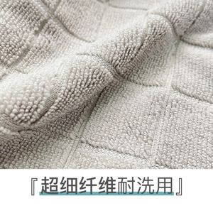 Microfiber Warp Knitted Cleaning Cloth Lattice Pattern Car Washing Scouring Pad - Product Image 4