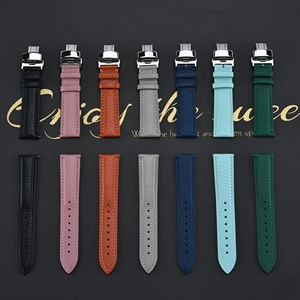 Laihe Chất lượng cao mềm cổ điển cổ điển tùy chỉnh vải thiều mô hình bò da chính hãng ban nhạc đồng hồ da chính hãng dây đeo đồng hồ - Product Image 2