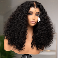 Perruque Lace Front Kinky Curly 13x4 en gros, Perruques Lace Frontal Deep Wave Brésiliennes 13x6, Perruque Full Lace Densité 250 avec Baby Hair
