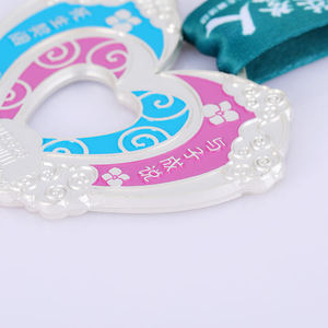 Hohe Qualität Niedriger Preis Günstige Benutzer definierte Zink legierung Herzförmige Paar Medaille Souvenir Medaillen - Product Image 4