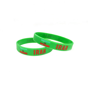 Wholesale Custom Party Football World Soccer Cup Fans Favors Silicone Wristband with logo Rubber Bracelets <strong>Promotional</strong> Gifts - Product Image 5
