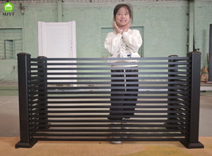 Système de <span class=keywords><strong>conception</strong></span> de modélisation <span class=keywords><strong>3D</strong></span> de <span class=keywords><strong>jardin</strong></span> de salle d'utilité de construction de clôture de lamelle d'alliage d'aluminium à la mode avec le cadre élégant - Product Image 4