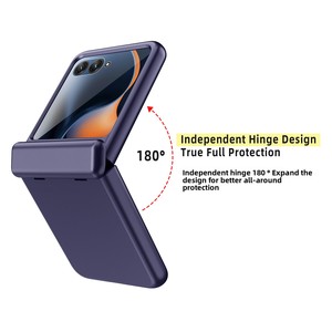 Nouvelle coque de téléphone Huanmin compatible avec le Motorola Razr 2026, avec revêtement effet peau et protection anti-chute, 30 % de réduction. - Product Image 3