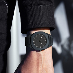 <span class=keywords><strong>Montre</strong></span> de mode pour femmes et hommes <span class=keywords><strong>avec</strong></span> mouvement à quartz en plastique, <span class=keywords><strong>montre</strong></span>-bracelet sport étanche - Product Image 6