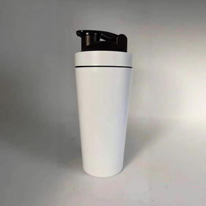 Vaso mezclador de proteínas XK-157 de acero inoxidable de 700 ml con marcas de graduación, licuadora portátil para fitness y uso en exteriores. - Product Image 1