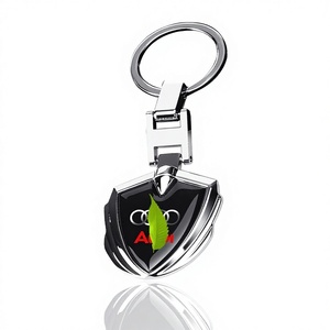 <span class=keywords><strong>Porte</strong></span>-clés créatif en résine fibre de carbone avec logo de voiture, pendentif boucle H et boucle articulée pour modification automobile OLIVER Fitment - Product Image 1