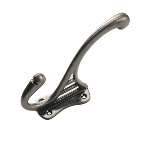 Gancho Doble de Aleación de Zinc Plateado Antiguo para Baño, Estilo Escandinavo, Anticorrosión - Product Image 5