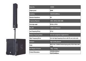 Jsl सबवूफर प्रो पा सिस्टम सक्रिय कॉलम फ्लोर स्पीकर पोर्टेबल लाइन सरणी पा सिस्टम वायरलेस मॉडल नंबर के साथ - Product Image 5