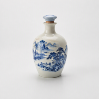 Bouteille à whisky en céramique classique TONFO 700 ml, emballage de luxe pour spiritueux