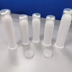 2023 Hot selling safe material plastic toothpaste tube bottles plastic manufacturing tooth paste vacuum airless pump bottle