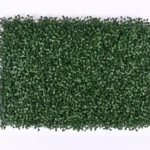 DD2048 UV הגנה שלובים תאשור לוחות קיר תפאורה סינטטי מזויף דשא רקע ירק מלאכותי דשא קיר פנלים