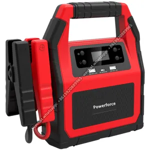 Arrancador de batería de coche, herramienta de rescate de emergencia, pico de 1500 amperios, 12V, 24V, 42000mA