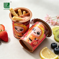 Mini Palitos de Galleta Luyuan con Crema para Mojar, Textura Crujiente, Caja de 10g, OEM, Marca Privada, Halal, HACCP, BRC, Venta al por Mayor de Fábrica de Alimentos