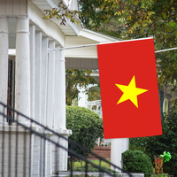 Vente en gros 3x5ft drapeaux du Vietnam polyester 68D/100D Personnaliser toutes les nations expédition rapide Fournisseur fiable livraison rapide