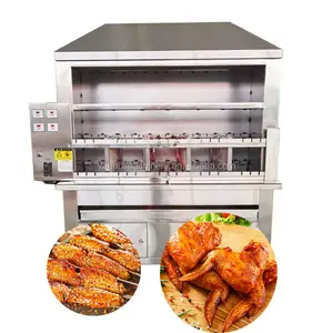 Commercial Chicken Pig Roaster Pork Roast Machine Spit Roaster Electric Bbq Grill Coal Bbq Charcoal Brazilian Bbq Grill