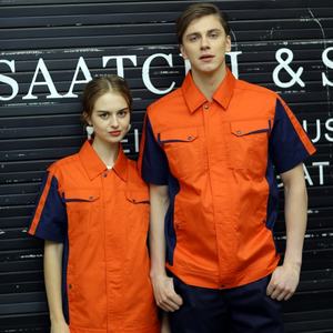 Nouvelle veste <span class=keywords><strong>de</strong></span> travail unisexe originale à manches courtes, respirante et ignifuge - Product Image 3