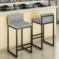 Verstellbare Aluminium-Barhocker mit Drehfunktion, Moderne Luxus-Ausführung für Gewerbe und Zuhause, Küchen-Design Hochstühle