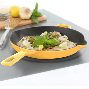 Bán Buôn Chất Lượng Cao Tùy Chỉnh Nấu Ăn Đúc Đồ Nấu Nướng Sắt Bộ Không Dính Men Thân Thiện Với Môi Cho Nhà Bếp Nhà Sử Dụng - Product Image 5